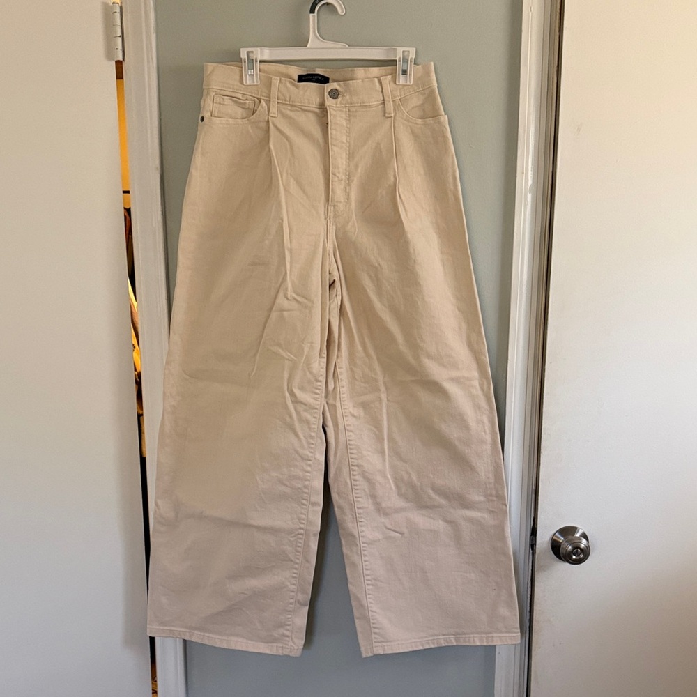 Beige banana republic Wide-Leg Pants